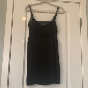 Kendal & Kylie Black Lace Slip Dress
